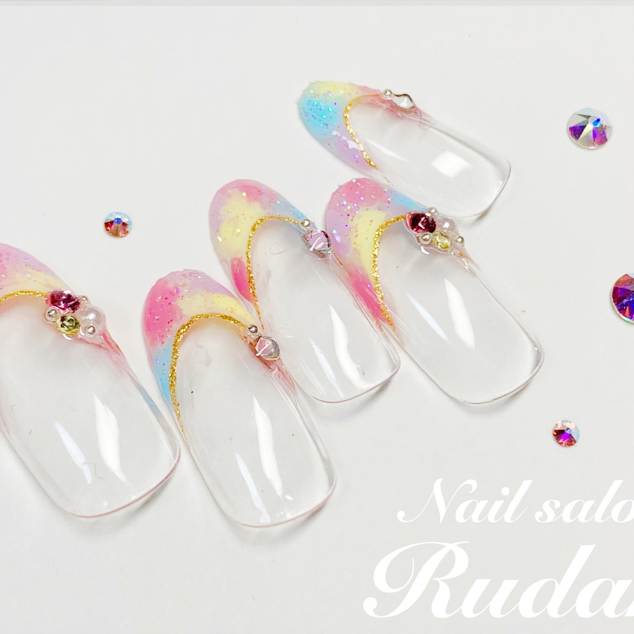 春 オールシーズン 入学式 ハンド シンプル Nailsalon Rudanのネイルデザイン No ネイルブック