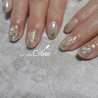 オールシーズン 旅行 ハンド チェーン バイカラー Nail Salon Creer Kanaのネイルデザイン No ネイルブック