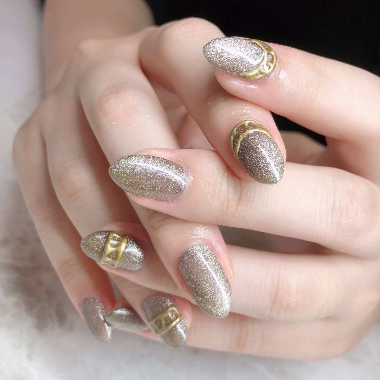 夏 秋 冬 シンプル ラメ Ivy Nailのネイルデザイン No ネイルブック