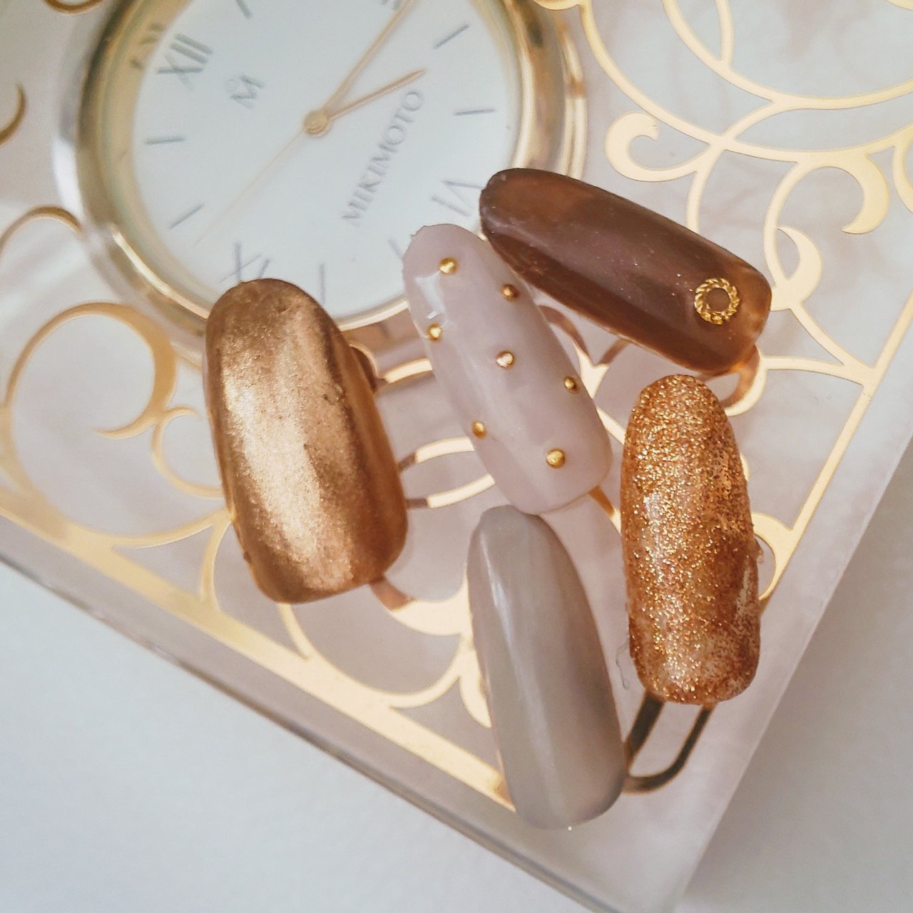 秋 冬 オフィス ハンド シンプル ネイルサロンangelのネイルデザイン No ネイルブック