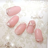 人気順 ミラー リボンのネイルデザイン ネイルブック