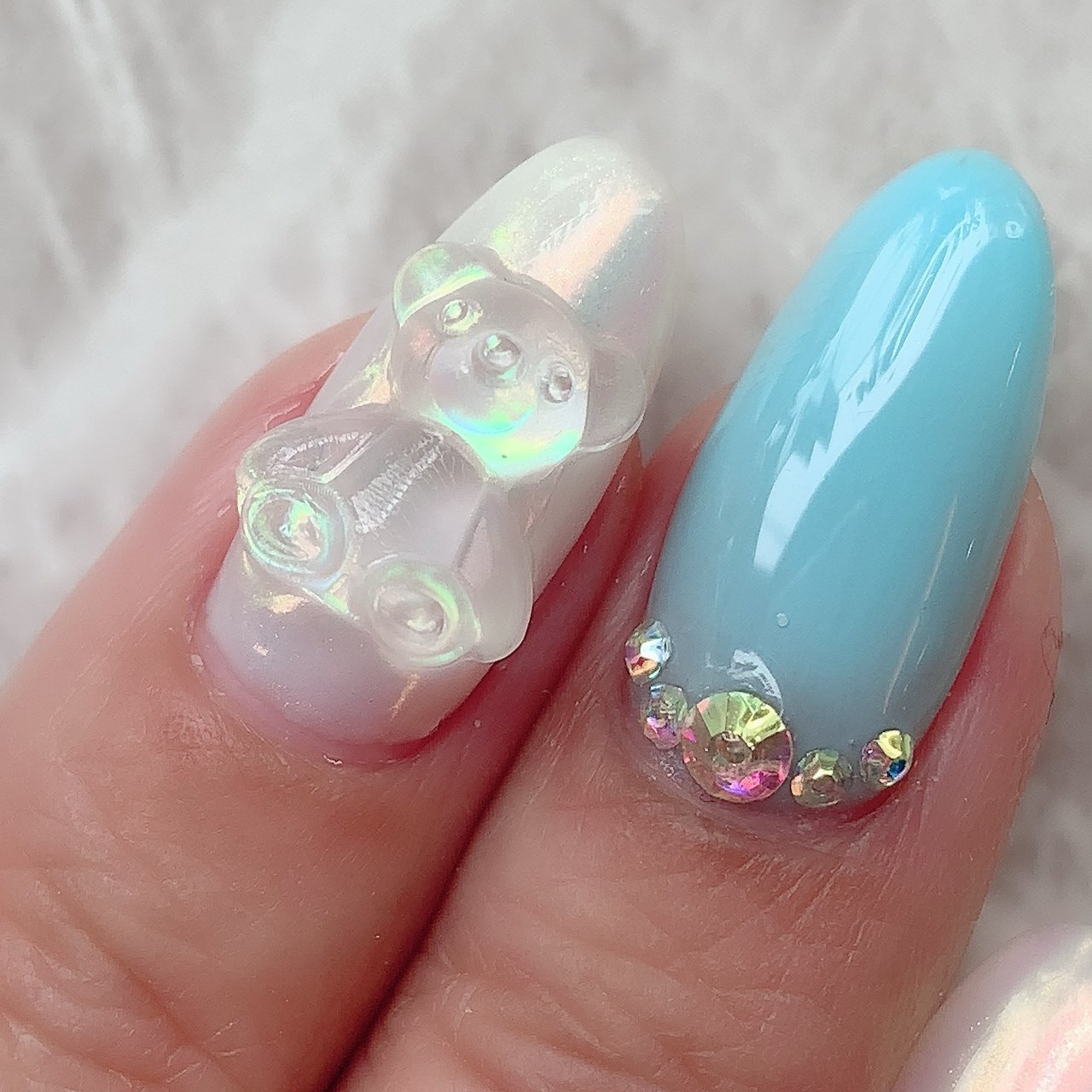 オールシーズン ハンド シンプル ミディアム ホワイト Nailsalondecorのネイルデザイン No ネイルブック