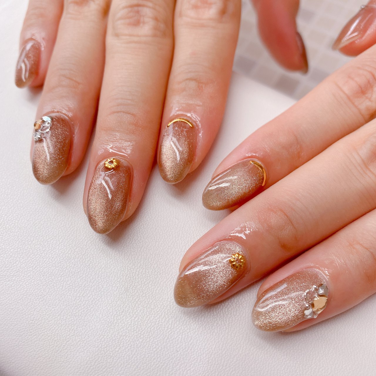 秋 オールシーズン オフィス パーティー ハンド Nail Rのネイルデザイン No ネイルブック