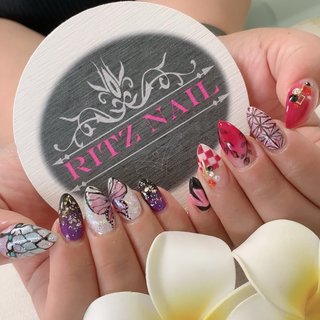 ネイル まつげエクステ Ritz Nail 磐城のネイルサロン ネイルブック