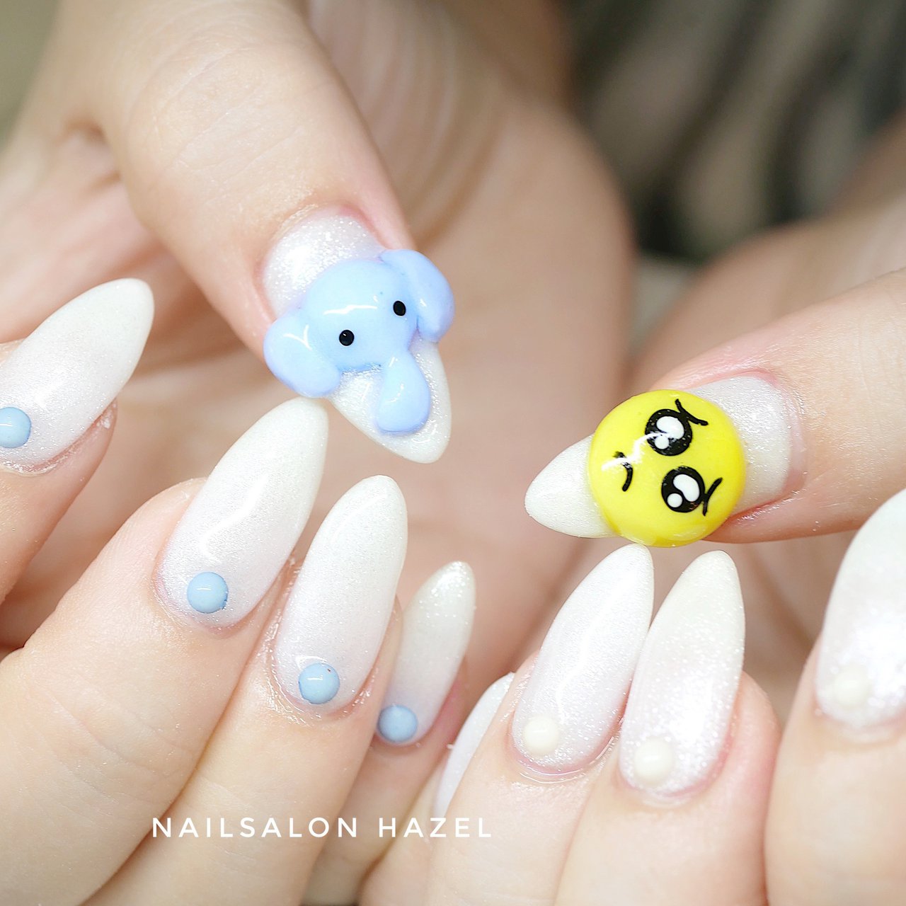 オールシーズン/パーティー/女子会/ハンド/キャラクター - Nailsalon_Hazelのネイルデザイン[No.5640947]｜ネイルブック