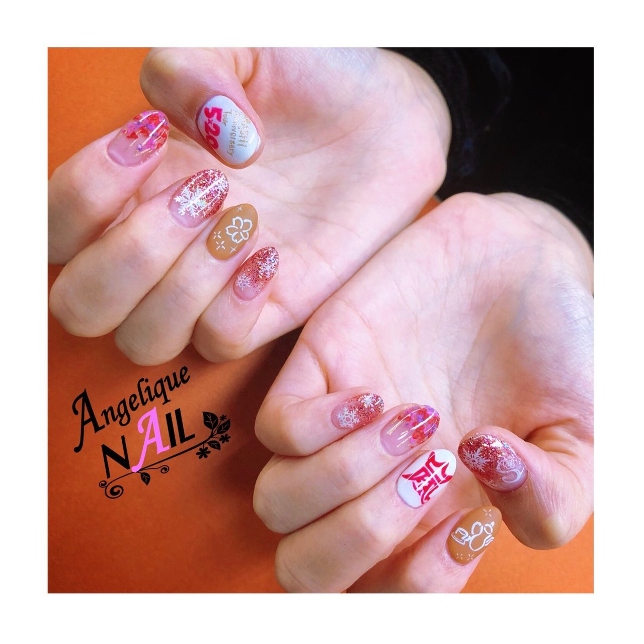 ライブ パーティー ハンド イニシャル 痛ネイル Angelique Nailのネイルデザイン No ネイルブック