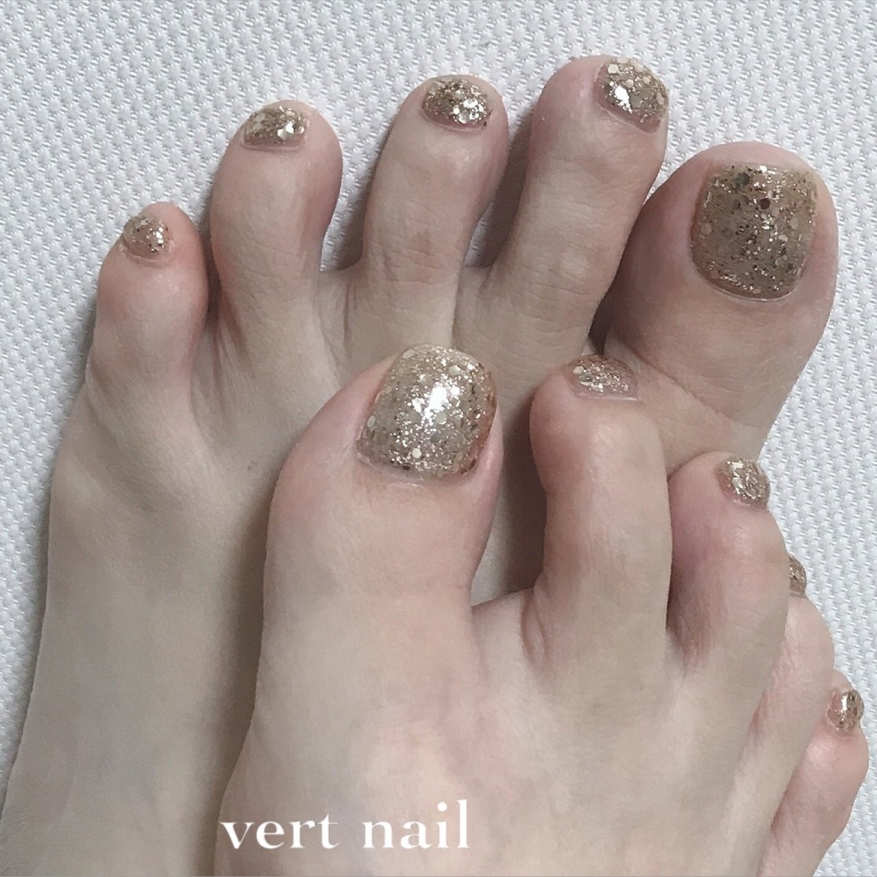 オールシーズン リゾート オフィス パーティー フット Vert Nailのネイルデザイン No ネイルブック