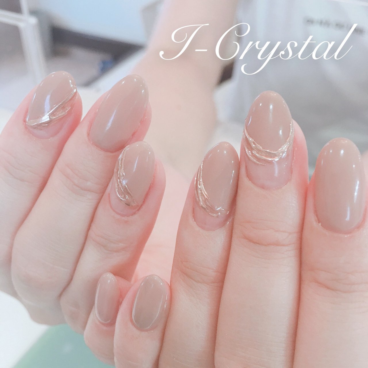 秋 オールシーズン ハンド フレンチ ワンカラー Nail Salon I Crystalのネイルデザイン No ネイルブック