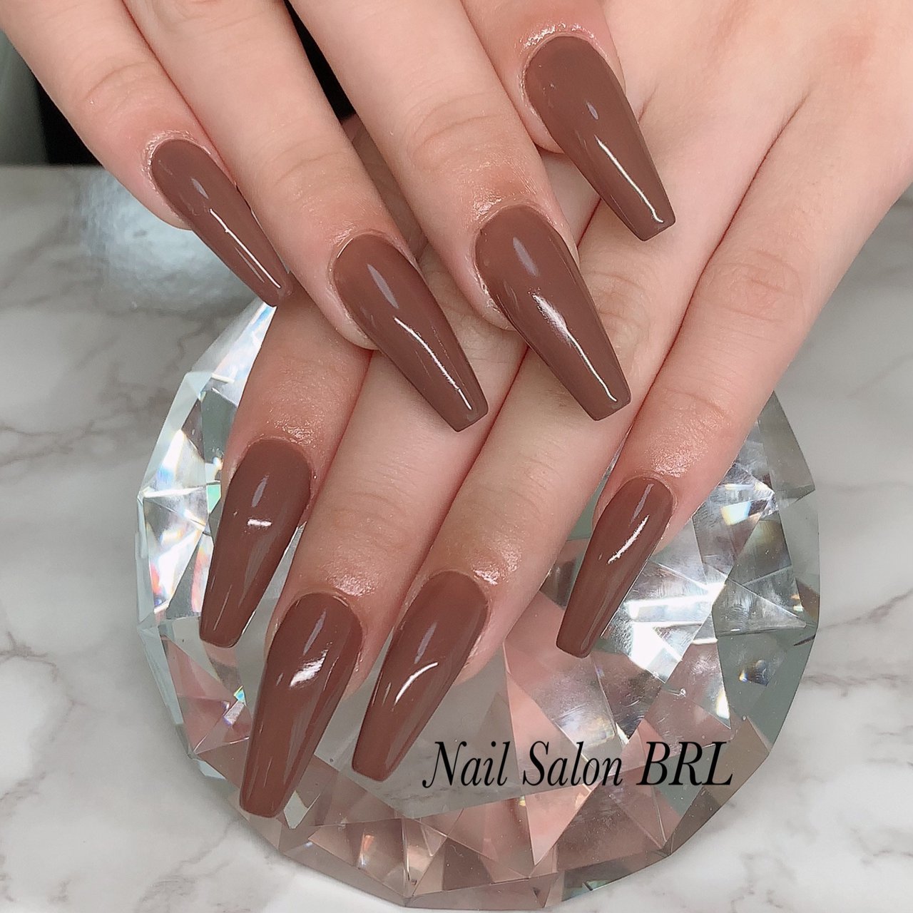 ハンド シンプル ワンカラー ロング スカルプチュア Nail Salon Brl ネイルサロン ベリル のネイルデザイン No ネイルブック