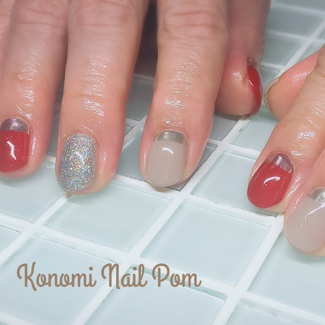 秋 冬 オフィス パーティー ハンド Konomi Nail Pomのネイルデザイン No ネイルブック