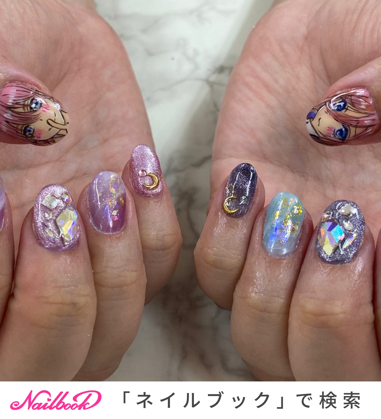 人気順 中野三玖のネイルデザイン ネイルブック