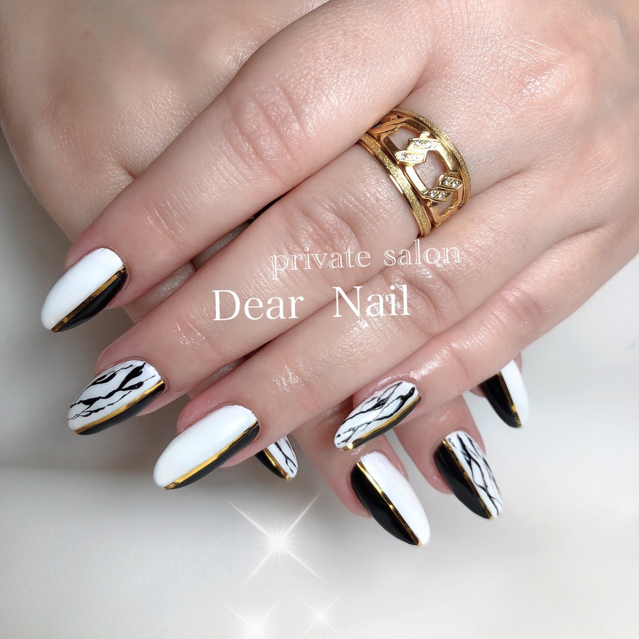 オールシーズン パーティー ハンド ストライプ ロング Dearnail39のネイルデザイン No ネイルブック