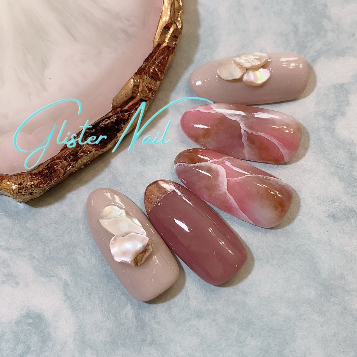 秋 冬 Glister Nailのネイルデザイン No ネイルブック