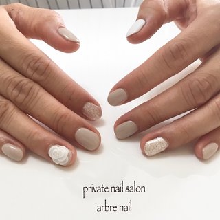 おすすめ順 グレージュ スモーキーベージュネイルのネイルデザイン ネイルブック