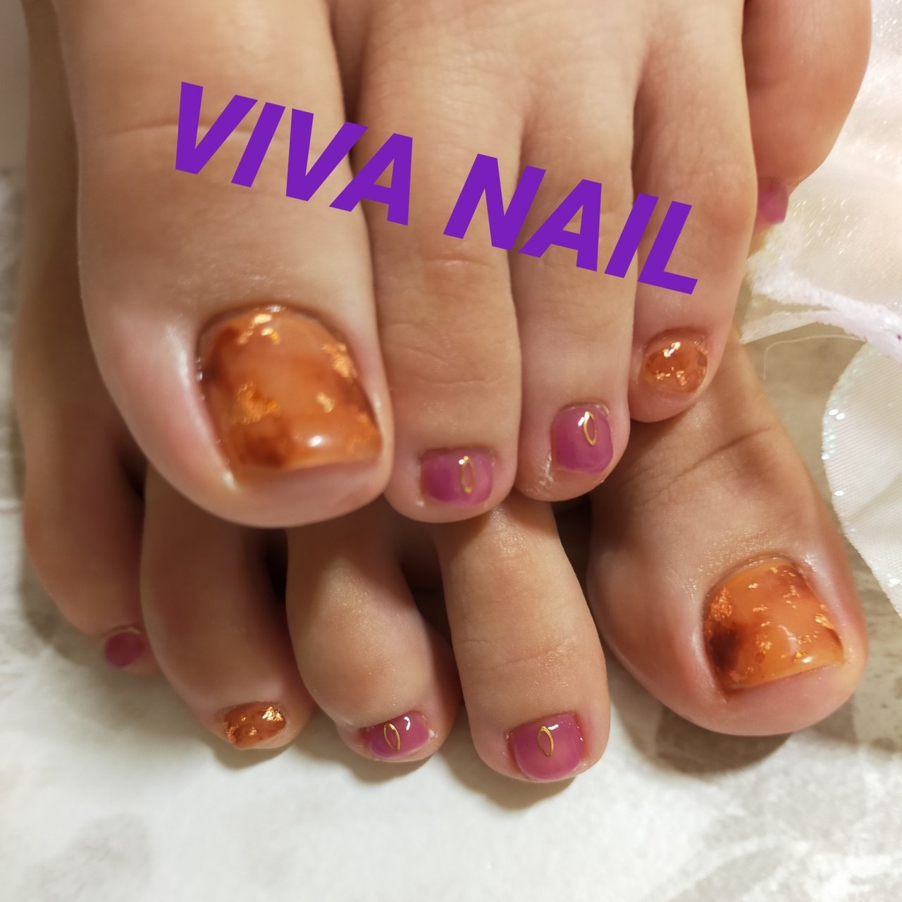 秋 冬 クリスマス デート フット Viva Nail Fujiのネイルデザイン No ネイルブック