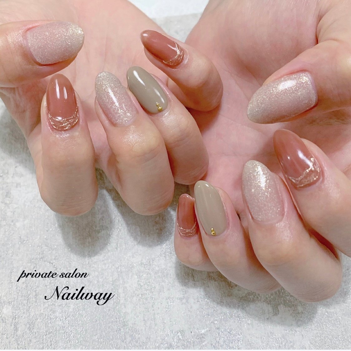 夏 秋 ハンド シンプル ワンカラー Privatesalon Nailwayのネイルデザイン No 5656199 ネイルブック