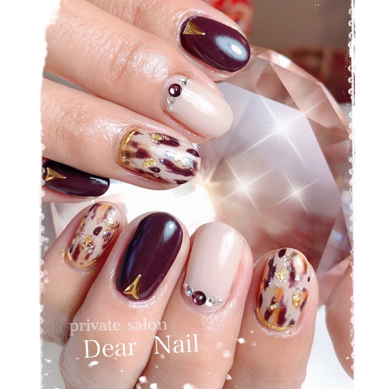 秋 冬 ハンド ラメ ワンカラー Dearnail39のネイルデザイン No ネイルブック