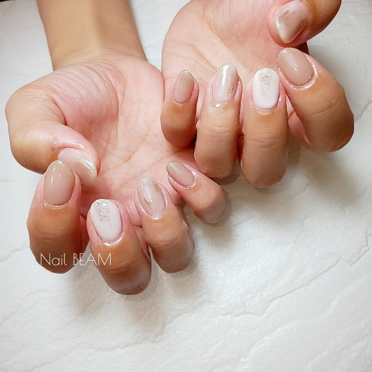 春 夏 秋 冬 ラメ Nailbeamのネイルデザイン No ネイルブック