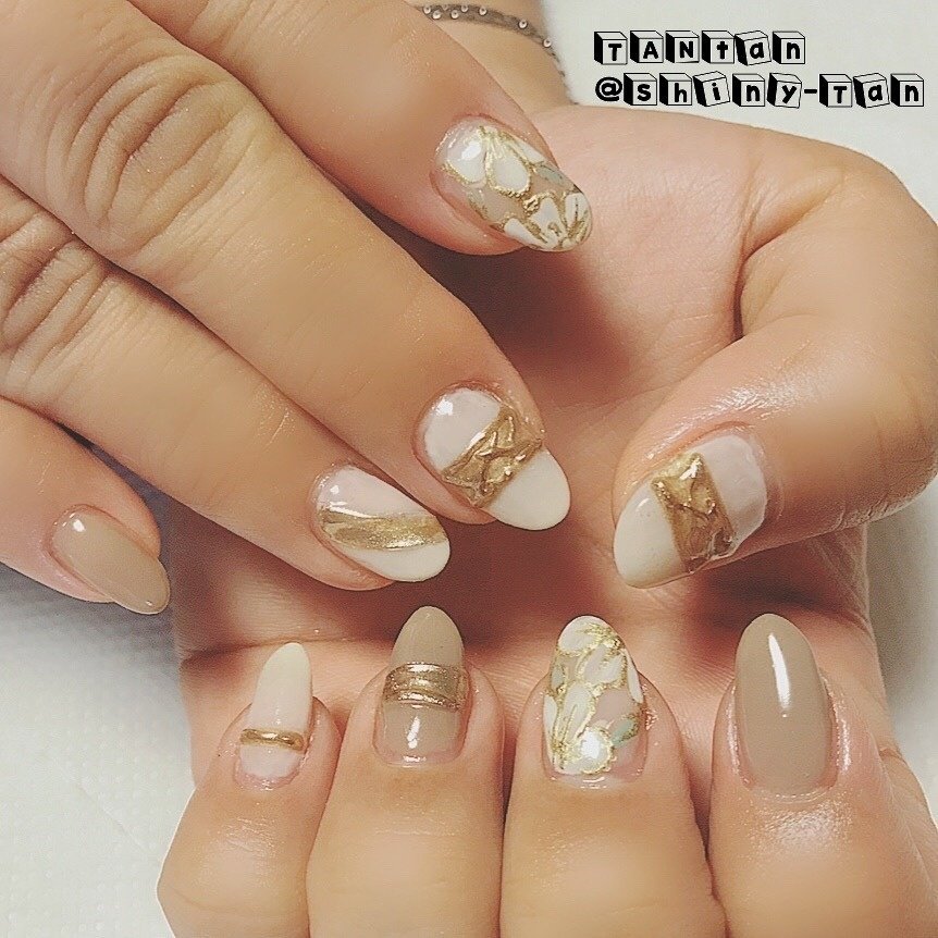 リゾート パーティー デート 女子会 ハンド Tantan 坦坦 のネイルデザイン No ネイルブック