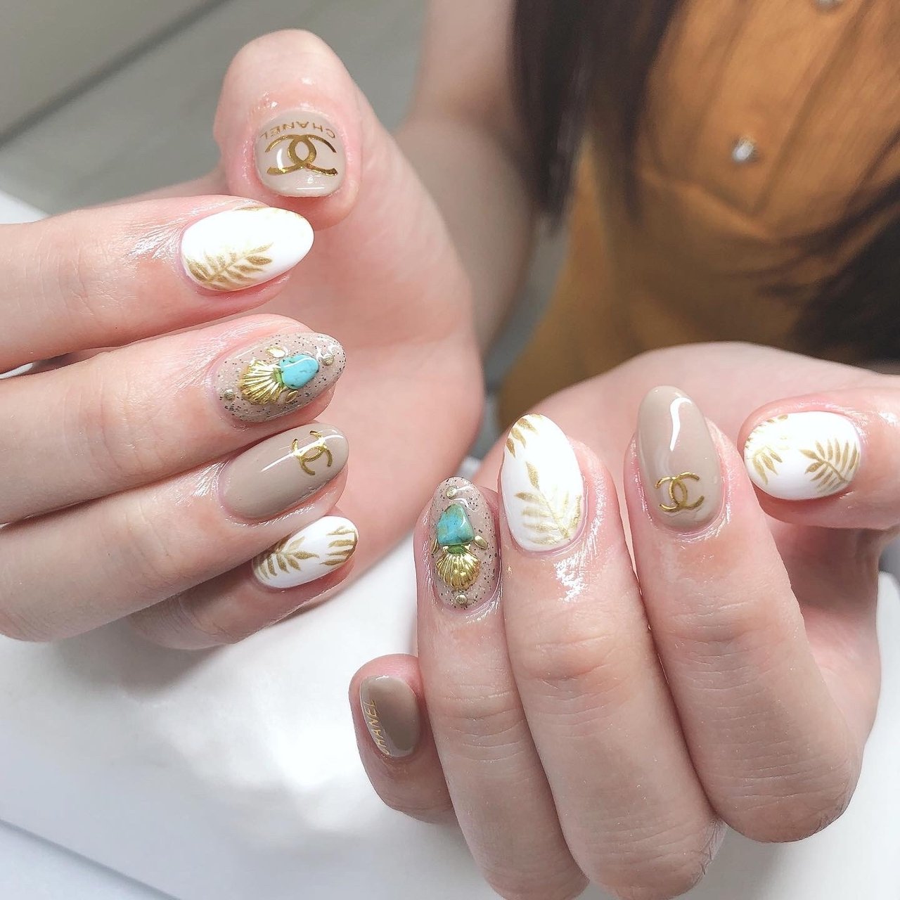 夏 秋 リゾート ハンド ワンカラー Nail Salon Jasmineのネイルデザイン No ネイルブック