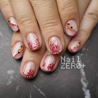 人気順 彼岸花のネイルデザイン ネイルブック