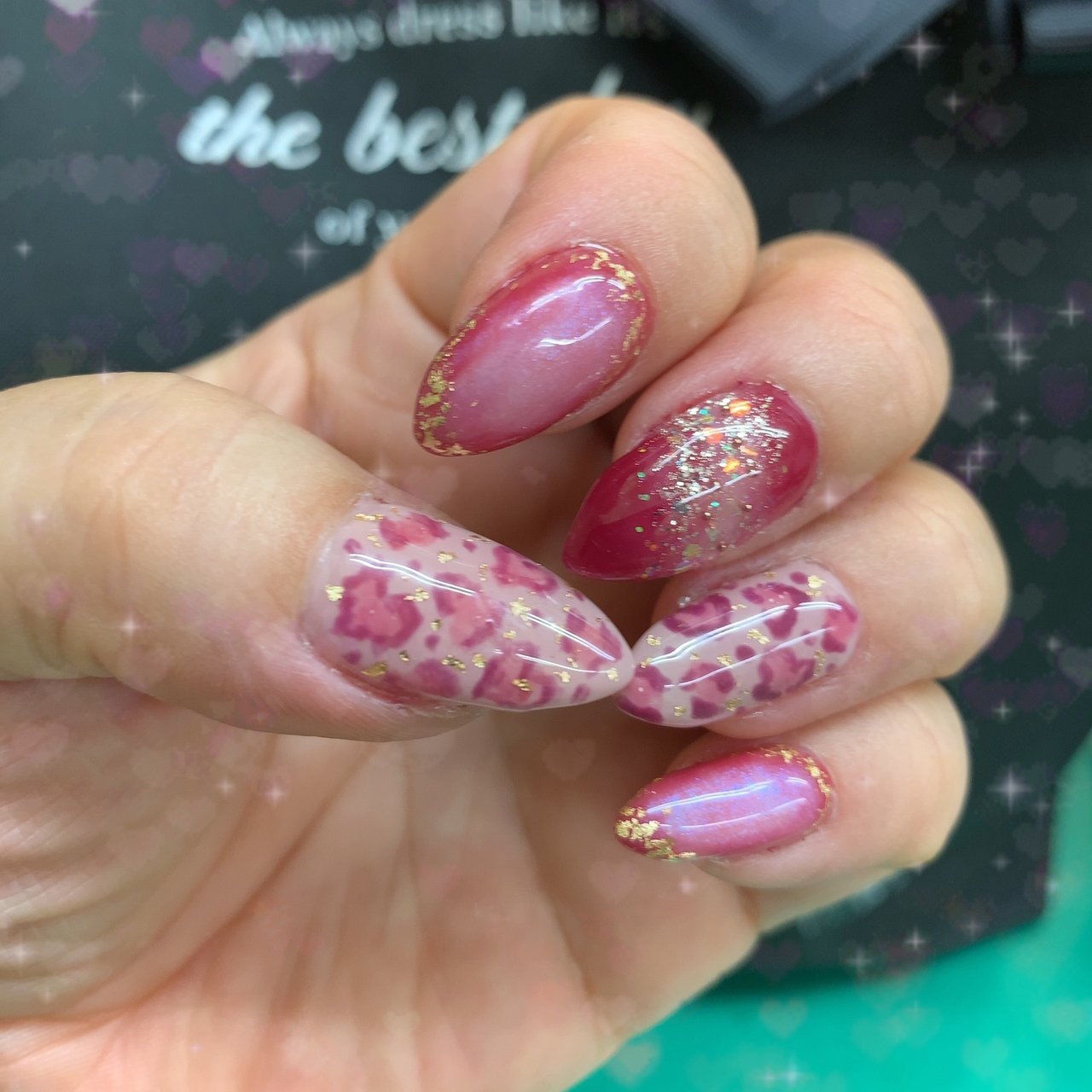 秋 ハンド グラデーション ホログラム ラメ みゆきのネイルデザイン No ネイルブック