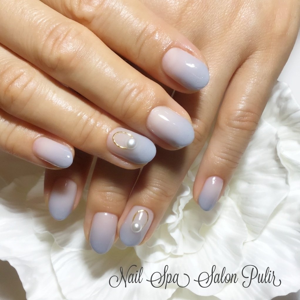 オールシーズン オフィス ブライダル パーティー ハンド Pulirのネイルデザイン No ネイルブック