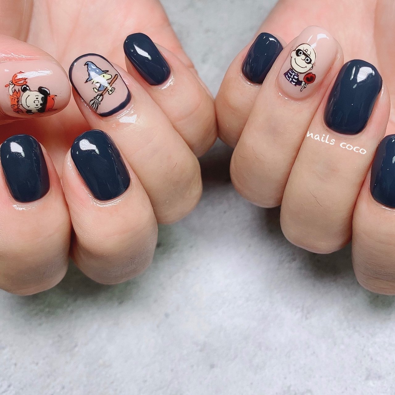 秋 ハロウィン パーティー ハンド 痛ネイル Nailscocoのネイルデザイン No ネイルブック