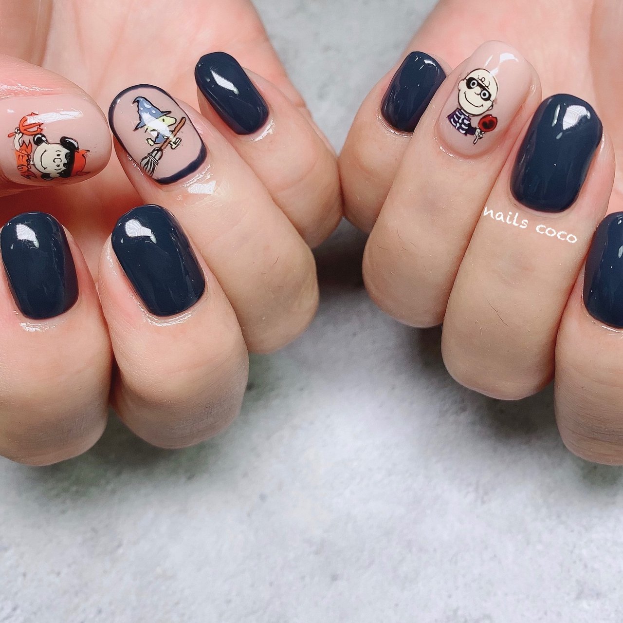 秋 ハロウィン パーティー ハンド 痛ネイル Nailscocoのネイルデザイン No ネイルブック