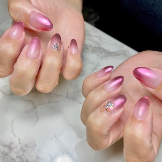 濃いピンクのネイルデザイン 2ページ目 ネイルブック