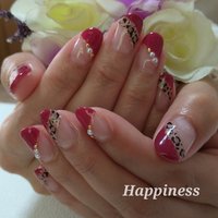 レッド 赤 かっこいいのネイルデザイン ネイルブック