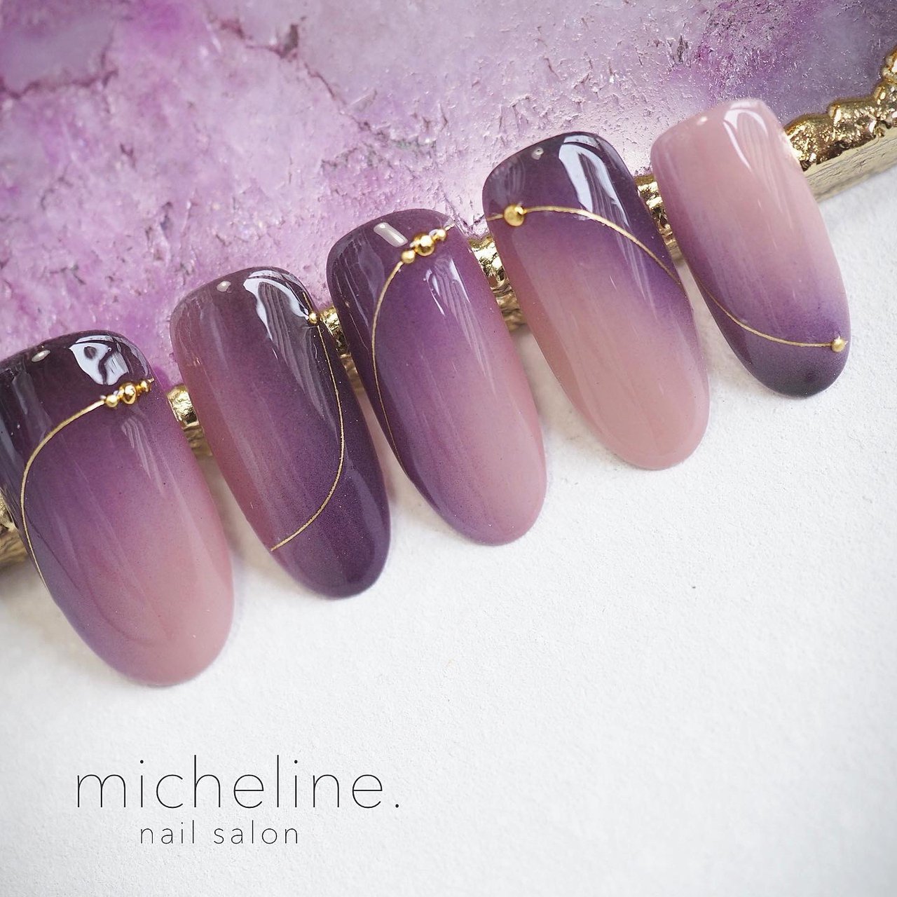 春 秋 冬 オールシーズン ハンド Nail Salon Micheline Staffのネイルデザイン No ネイルブック