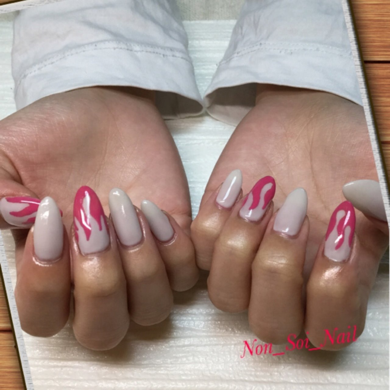 オールシーズン ハンド ワンカラー ニュアンス ロング Soiママのネイルデザイン No ネイルブック