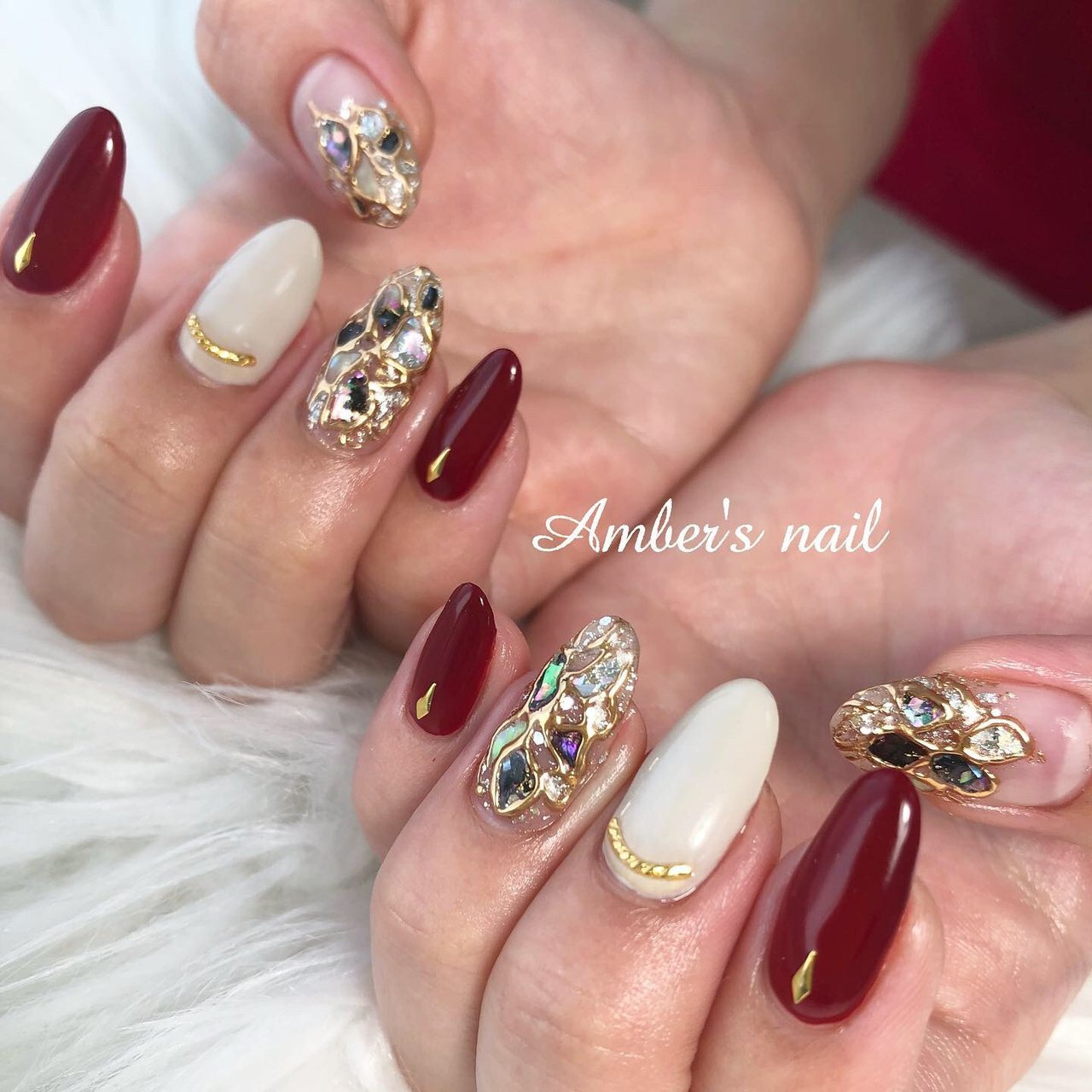 秋 冬 デート 女子会 ハンド Amber S Nail アンバーズネイルのネイルデザイン No ネイルブック