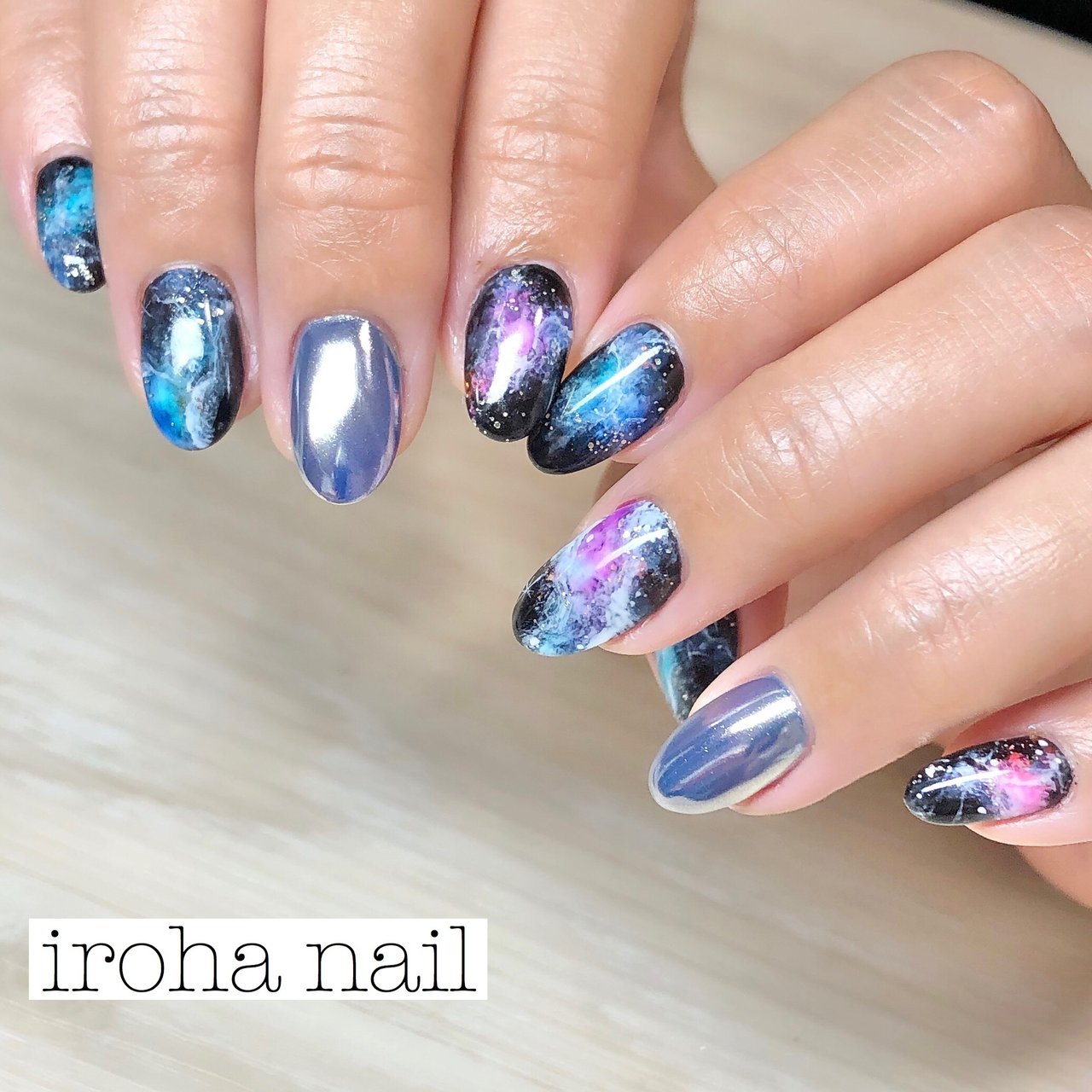 オールシーズン 七夕 ハンド ワンカラー オーロラ Iroha Nail Neのネイルデザイン No ネイルブック