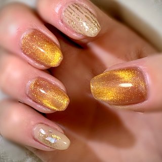 ギャラクシー 宇宙 セリアジェルのネイルデザイン ネイルブック