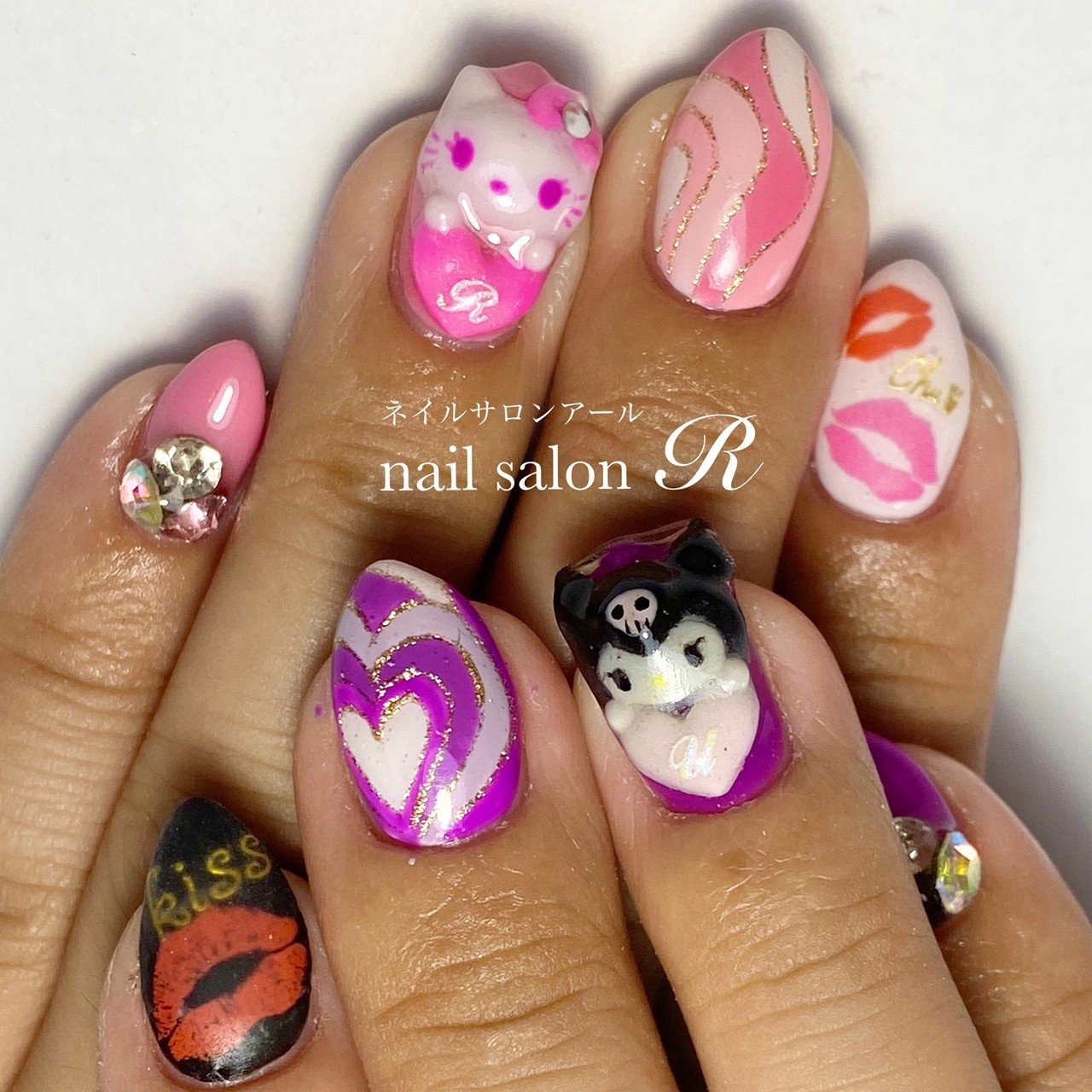 夏 秋 オールシーズン 女子会 ハンド Nailsalon R ネイルサロンアール のネイルデザイン No ネイルブック