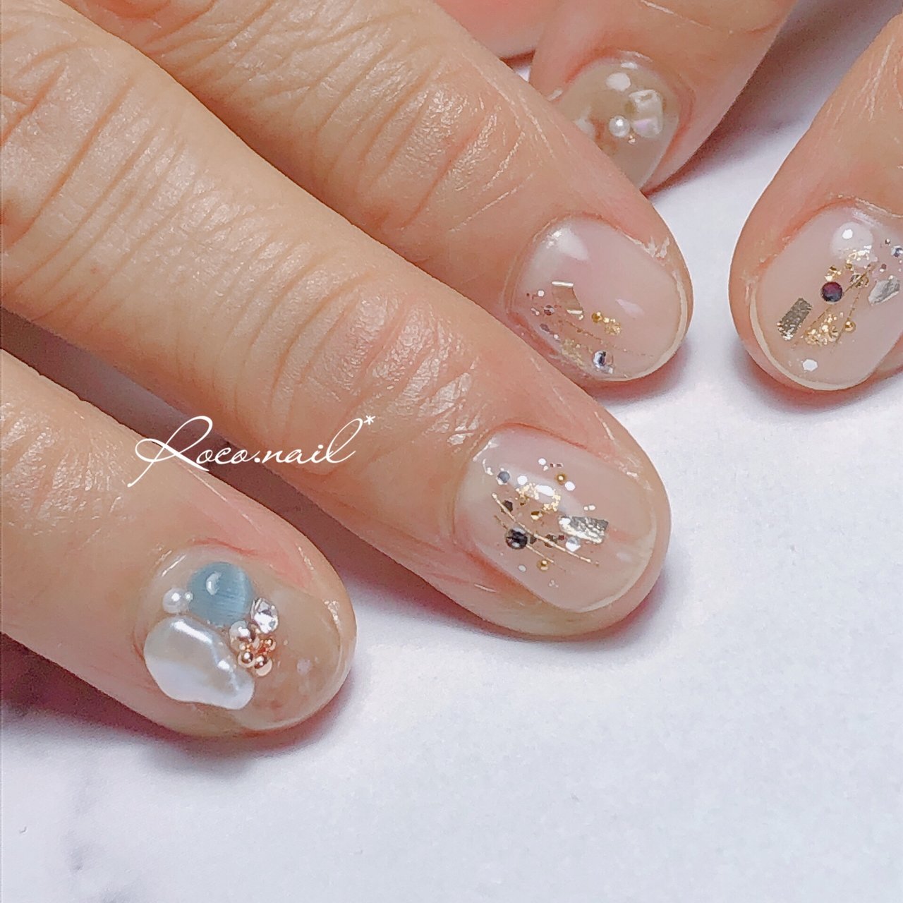 秋 オールシーズン ハンド ジェル お客様 𝑃𝑟𝑖𝑣𝑎𝑡𝑒 𝑛𝑎𝑖𝑙 𝑠𝑎𝑙𝑜𝑛 𝑟𝑜𝑐𝑜 𝑛𝑎𝑖𝑙 のネイルデザイン No ネイルブック