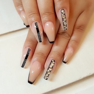 細スクエアのネイルデザイン ネイルブック