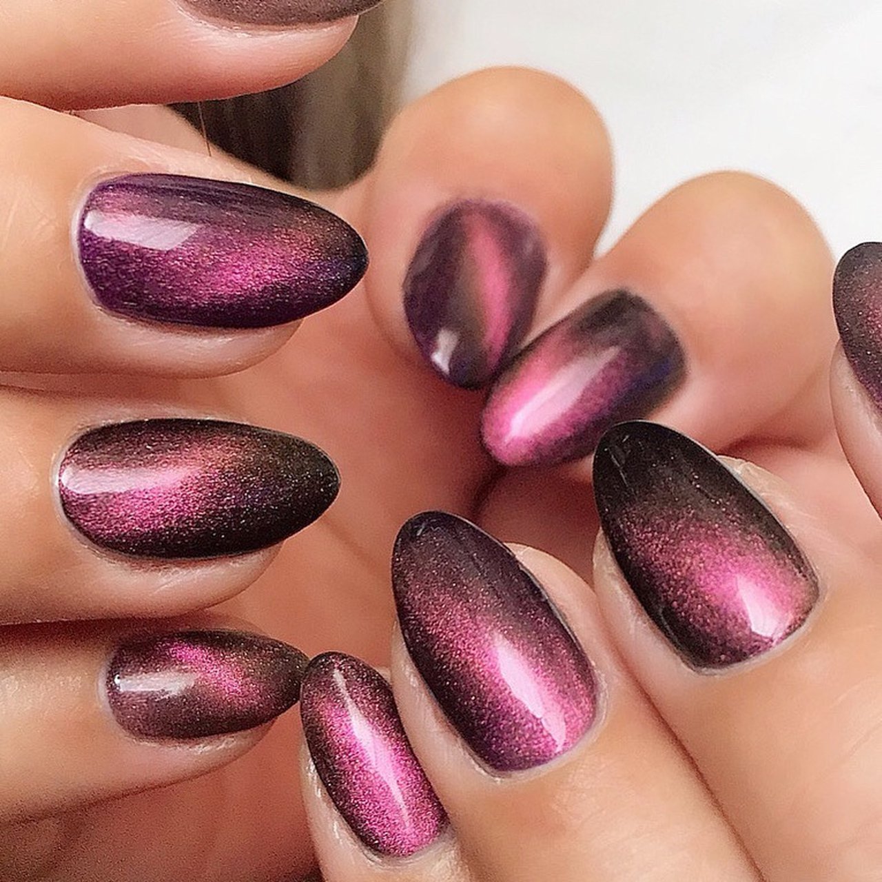 ハンド シンプル ピンク ブラック ジェルネイル Petite Nail Mのネイルデザイン No ネイルブック