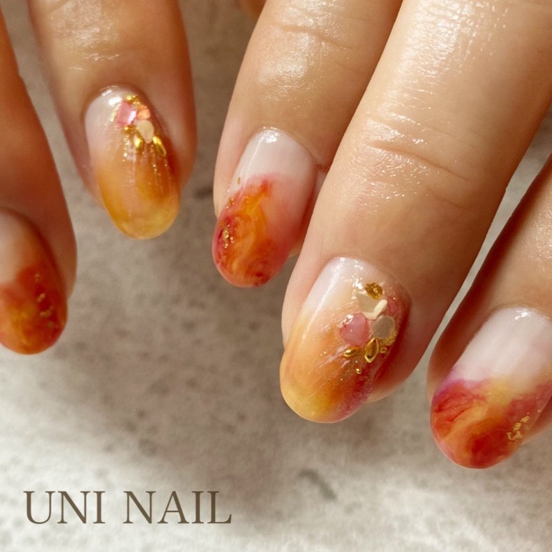 秋 ハロウィン デート ハンド ニュアンス 玉村絵里のネイルデザイン No ネイルブック