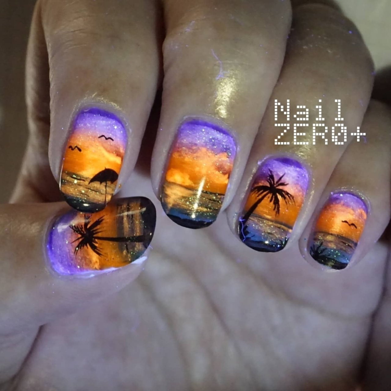 夏 秋 海 リゾート ハンド 塩見隼人 池袋 ネイルゼロプラスのネイルデザイン No ネイルブック