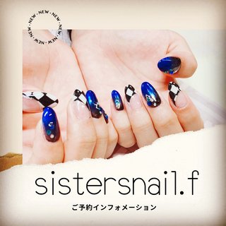 チェス盤ネイルのネイルデザイン ネイルブック