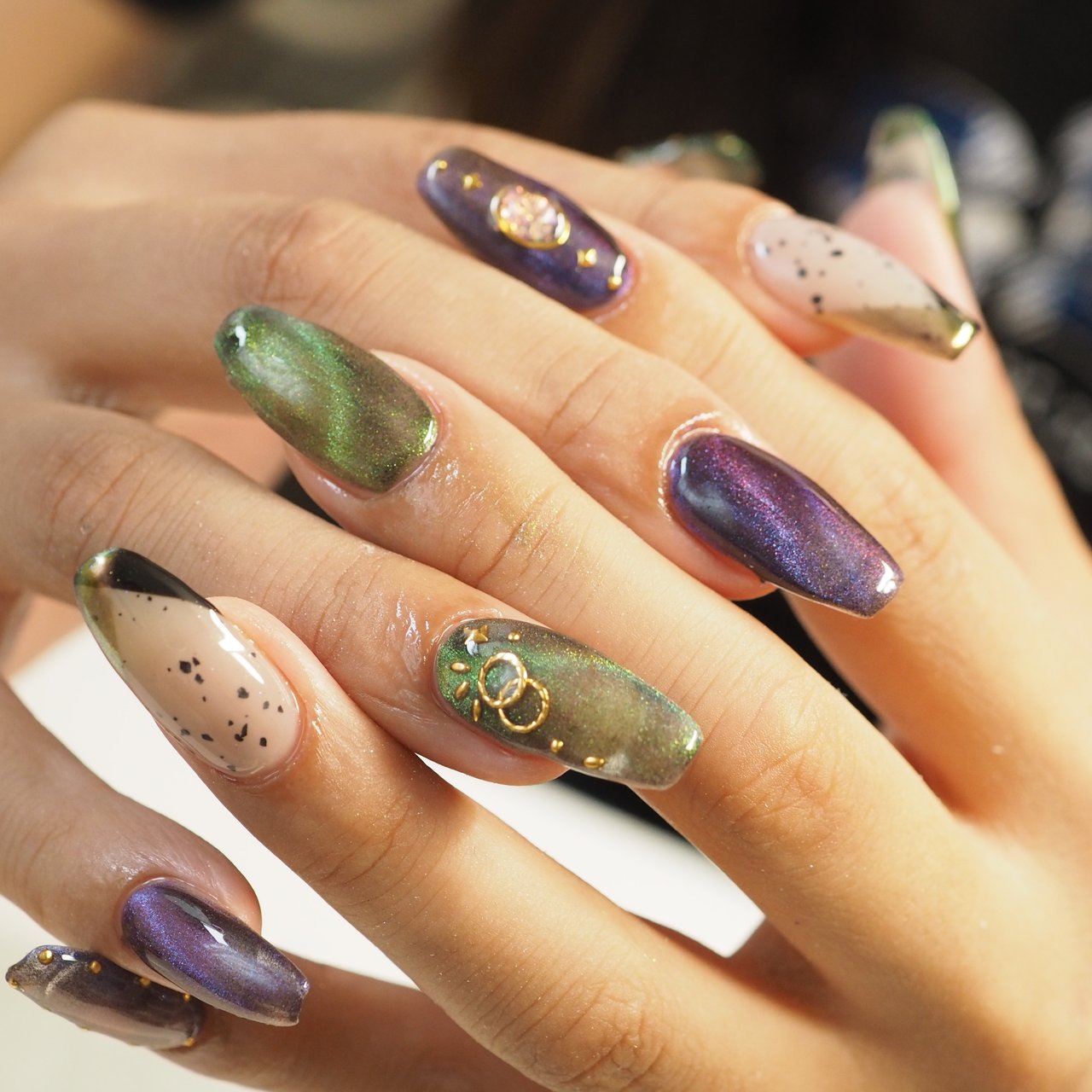 秋 冬 オールシーズン お正月 ハンド Shecore6318のネイルデザイン No ネイルブック