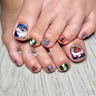 もののけ姫のネイルデザイン ネイルブック