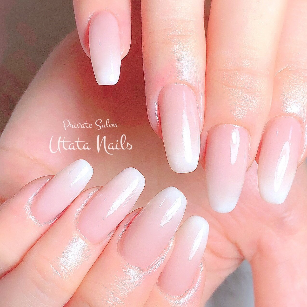 オールシーズン オフィス ブライダル デート グラデーション Utata Nailのネイルデザイン No ネイルブック