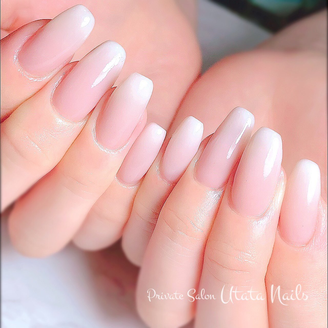 オールシーズン オフィス ブライダル デート グラデーション Utata Nailのネイルデザイン No ネイルブック