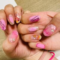 ショート 塗りかけネイルのネイルデザイン ネイルブック