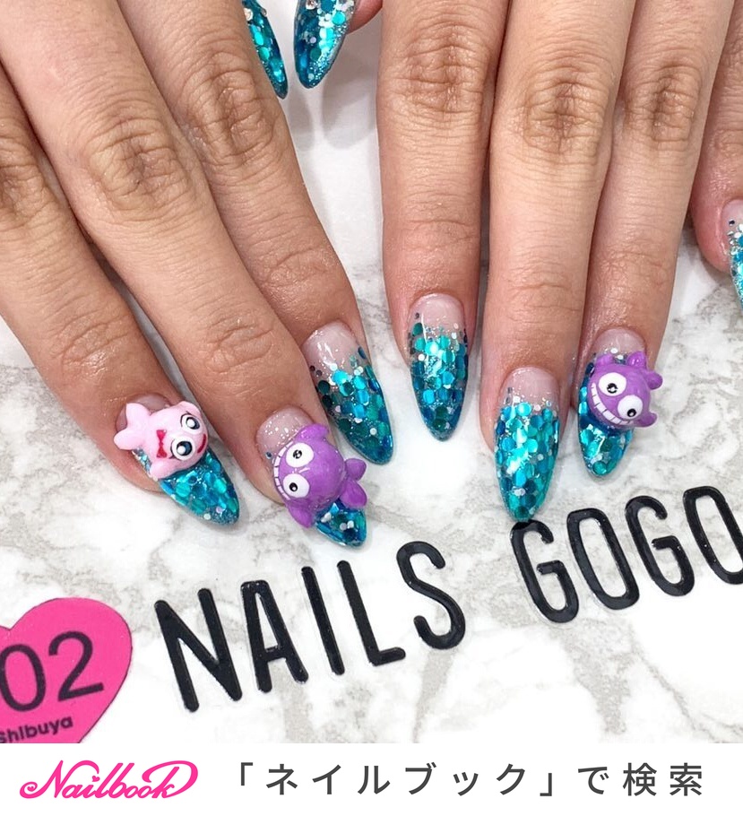 海物語のネイルデザイン ネイルブック