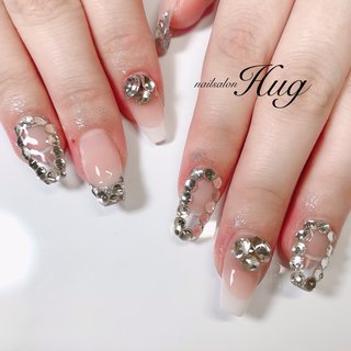 スカルプチュア 白フレンチのネイルデザイン ネイルブック